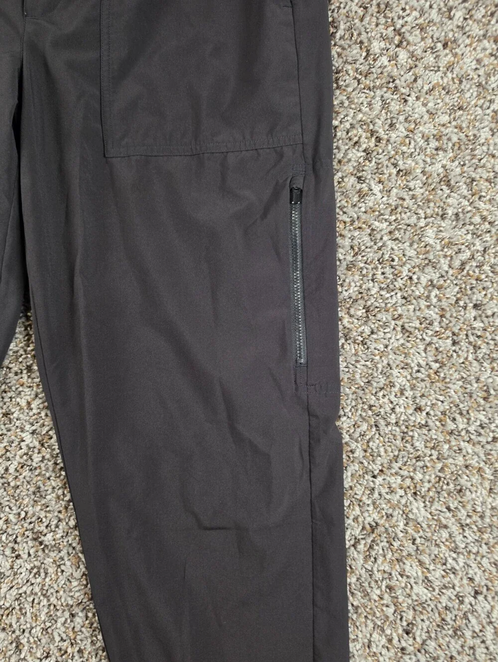 Athleta Womens Sz 14 Brooklyn Mid Rise Ankle Utility Pants Black